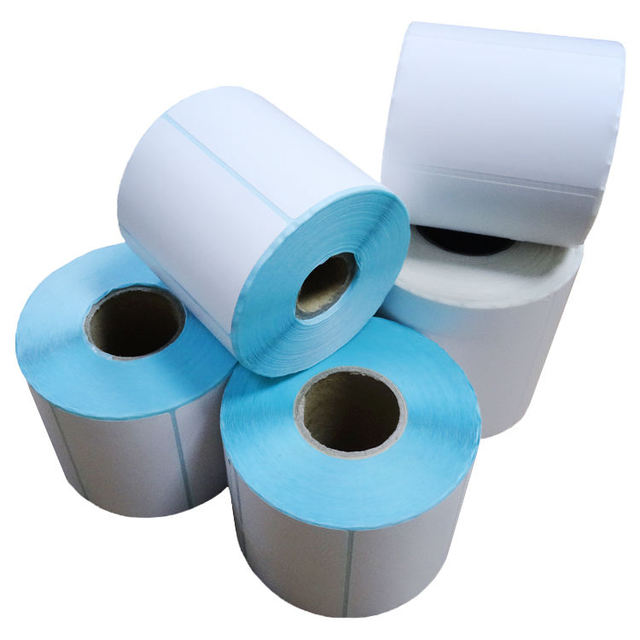 75x60mm Direct Thermal Labels Permanent Adhesive for POS Printer Thermal Sticker Rolls for Barcode Labeling Warehouse