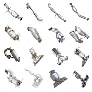 Nouveau convertisseur catalytique en acier 1.0L pour <span class=keywords><strong>Toyota</strong></span> <span class=keywords><strong>Aygo</strong></span> Citroen C1 Peugeot 107 Hatchback 2005-2014 moteur de système d'échappement de course - Product Image 6