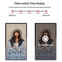 Layar LCD Sentuh Kapasitif Digital Signage Interaktif Ultra Tipis 32-55 Inci yang Dipasang di Dinding dengan Sistem Android untuk Toko Ritel & Mal