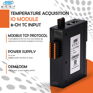 8 canali K/T/J tipo termocoppia modulo di controllo della temperatura Modbus TCP EtherNET Io modulo risposta rapida alle variazioni di temperatura - Product Image 3