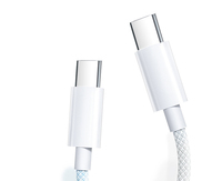 Kabel USB Tipe C nilon kepang, 1m 60w untuk iphone 15 16 Plus Pro Max PD Tipe c pengisi daya Data Usb c nilon kepang