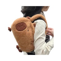 Sac à main en peluche Capybara (Capybara d'eau) pour le commerce extérieur, sac à bandoulière, porte-monnaie, poupée de machine à griffes, rangement en coton PP