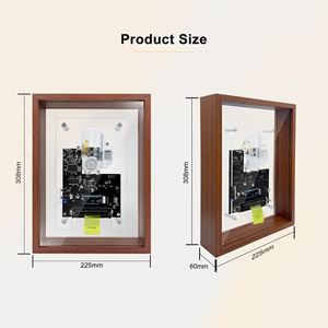 <span class=keywords><strong>Lecteur</strong></span> <span class=keywords><strong>CD</strong></span> Cadeau Artistique avec Interface Son Hi-Fi Type-C, Esthétique Rétro-Industrielle, Décoration Murale pour la Maison - Product Image 6
