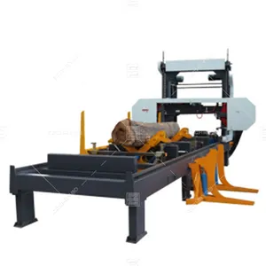 Circular Saw Blade Horizontal Band Sawmill Wood Cutting Machine For Farm Forest