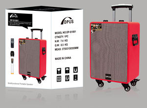 Altavoz Inalámbrico Portátil con Barra de Sonido Hi-Fi y Palanca de Cuero DP-S1001 de 10 Pulgadas, Compra por Pánico - Product Image 2