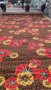 Tapis tissé artisanal écologique en mélange coton et laine pour salon et chambre à coucher – Décoration intérieure durable - Product Image 3