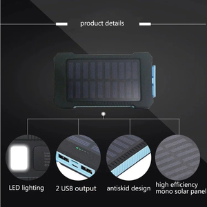 Tendance nouvelle électronique Station de charge d'alimentation portable extérieure LED chargeurs rapides pour <span class=keywords><strong>iphone</strong></span> <span class=keywords><strong>chargeur</strong></span> banques d'alimentation à lumière <span class=keywords><strong>solaire</strong></span> - Product Image 6