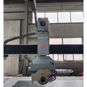 Ganger 5-trục <span class=keywords><strong>CNC</strong></span> đá Máy cắt cầu Saw cho thạch anh đá cẩm thạch Granite slab với Core động cơ & động cơ - Product Image 2