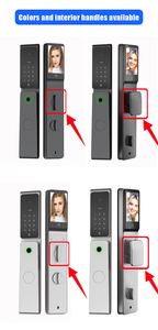 Enrique Tuya 超薄3D人脸识别防水Tuya App智能锁视频通话数字锁 - Product Image 2