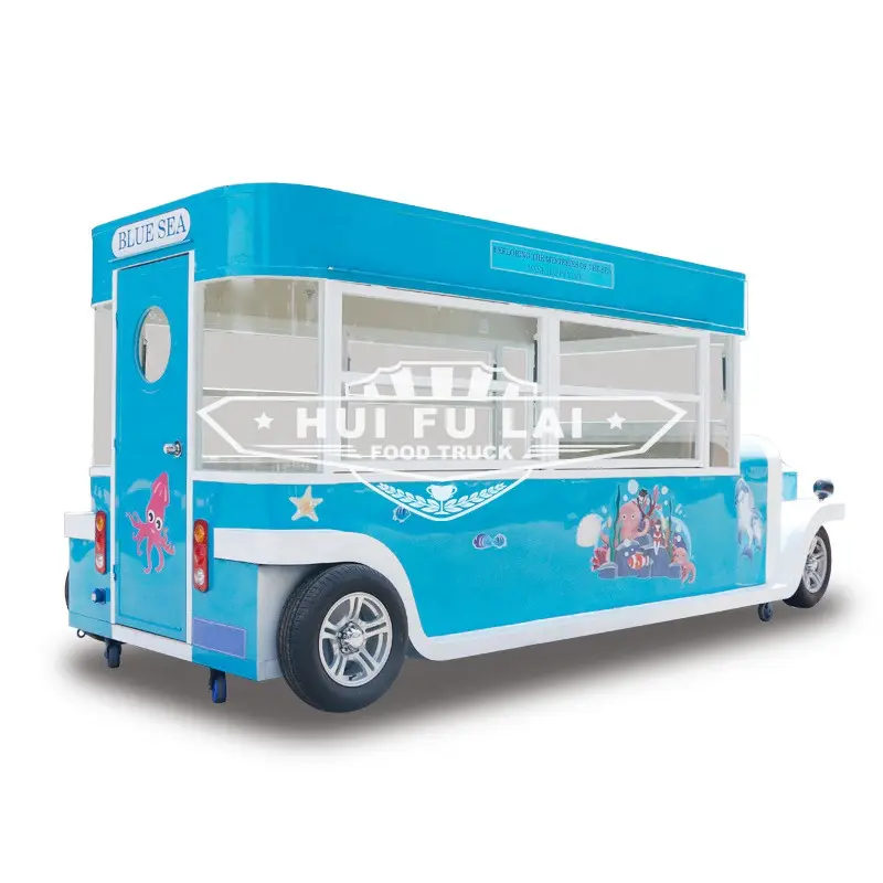 Thực phẩm điện xe tải kem xe điện thoại di động Salon quần áo cửa hàng năng lượng mặt trời thực phẩm xe và Trailer thực phẩm