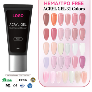 OEM New Arrival 31 Colors Poly Gel Wholesale <b>Nail</b> Supplies Custom Private Label UV Poligel <b>Nail</b> <b>Extension</b> Poly Acryl Gel - Product Image 1