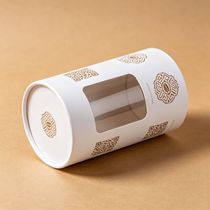 Wholesale Round Paper Tube <b>Box</b> Transparent Window Sealed Cylinder <b>Cardboard</b> <b>Box</b> For Coffee Bean Fresh <b>Storage</b> - Product Image 6