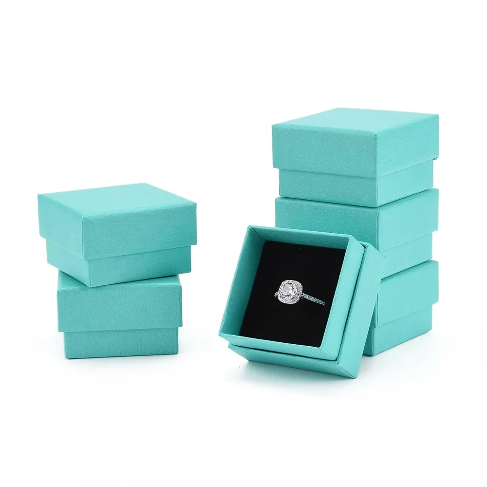 Sieraden Doos Cadeau Kleine Ring Display Luxe Reizen Ketting Custom Case Verpakking Sieraden Papier Doos