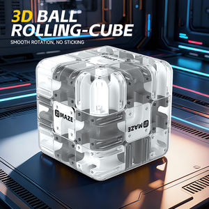 Cubo Mágico Educativo para Aliviar el Estrés, Laberinto Grande, Rompecabezas de Bolas Rodantes en 3D, Cubo de Laberinto para Niños, Pensamiento Lógico - Product Image 6