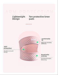 Sangle rotulienne, genouillères pour saut à la corde, compression bidirectionnelle, conception perforée, tissu OK, protection professionnelle unisexe pour - Product Image 5