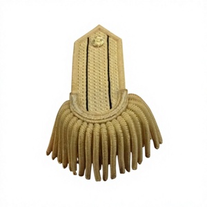 Épaulettes brodées de haute qualité à coudre, motif lune bleue et argentée, style classique THREEATONE ENTERPRISES (Modèle TE-1811) - Product Image 6