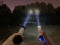 Programa de Muestras Exclusivo de la Feria de Cantón: Linterna Industrial a Prueba de Explosiones HZ6601 con Luz LED de 3x3w, Haz de Luz Concentrado y Difuso, Alerta Roja/Azul