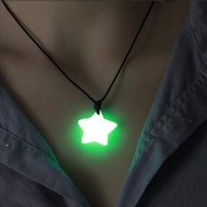 Colliers pentagramme luminescents pour femmes et hommes, pierre lumineuse, étoile porte-bonheur, collier de couple, cadeaux pour étudiants - Product Image 6