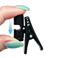Multifonctionnel 360 ° Clip universel rotatif pour câble épais, pince pour casque, enrouleur de câble d'écouteurs, clip de collier pour ligne de casque