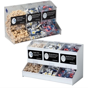 Wholesale Custom Clear Acrylic Modern Store Display Stand for Universal Ear Plug and Finger Cots Dispenser - Product Image 2