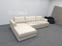 Mobilier d'intérieur de haute qualité Design le plus récent personnalisation canapé sectionnel intérieur canapé en tissu ensemble de canapés modulaires de salon
