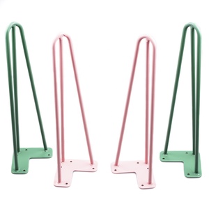Bonne Qualité Multi Couleur En Gros 3 Tige De Fer En Métal Meubles jambes en épingle à <span class=keywords><strong>cheveux</strong></span> jambes de table Basse - Product Image 1