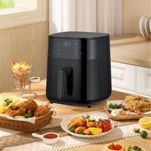 مقلاة هوائية كهربائية جديدة متعددة الوظائف للطبخ <span class=keywords><strong>8</strong></span> مسبقًا ، فرن ذكي من دون زيت ، مقلاة هوائية صغيرة 3.2 لتر - Product Image 4