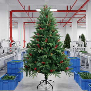 Árbol <span class=keywords><strong>de</strong></span> <span class=keywords><strong>Navidad</strong></span> Verde <span class=keywords><strong>de</strong></span> PVC Ultrafino <span class=keywords><strong>de</strong></span> 180 cm, Árbol <span class=keywords><strong>de</strong></span> <span class=keywords><strong>Navidad</strong></span> <span class=keywords><strong>de</strong></span> Esquina Ultrafino para Apartamento - Product Image 5