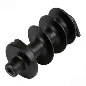 Axe spiralé en acier inoxydable usiné sur mesure par CNC pour hachoir à viande, destiné à l'usinage pour la transformation alimentaire (OEM) - Product Image 4