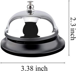 Sonido multiusos para la comida sino de jantar, escritorio de cena, llámame campanas, llamada de metal, campana escolar Grande y Pequeña para gatos, perros y Mascotas - Product Image 4