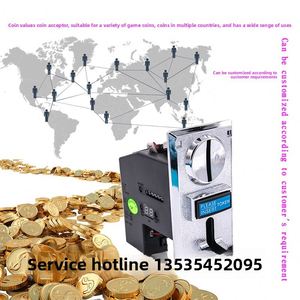 Cajas de Control de Tiempo que Funcionan con Monedas y Selectores de Monedas para Lavadoras y Máquinas Expendedoras, Compatibles con Múltiples Divisas - Product Image 4