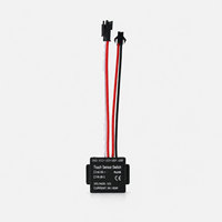 Contrôleur de variateur de lumière LED 12V 24V à installation facile avec capteur de miroir, gradation progressive, connecteur SM-2P et prise en charge de l'espagnol pour coiffeuse