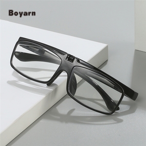 Boyarn, venta al por mayor, la mejor calidad, abatible hacia arriba, <span class=keywords><strong>presbicia</strong></span>, <span class=keywords><strong>gafas</strong></span> de lectura con luz azul para mujeres y hombres - Product Image 3