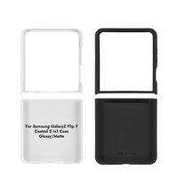 Sunyee Grosir Casing HP Kosong Sublimasi 3D untuk Samsung Z Flip 7 2-in-1 TPU+PC 360 °   Casing Ponsel Berlapis Pelindung