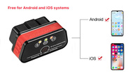 Escáner de Diagnóstico para Automóviles KONNWEI KW901ELM327 OBD2 Bluetooth 3.0 5.0 de 12v para Android e iOS para iPhone