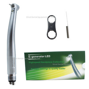 Pieza de mano dental de alta velocidad VIMEL con 24 orificios, luz LED, rodamiento cerámico y motor neumático para uso en clínicas dentales - Product Image 5