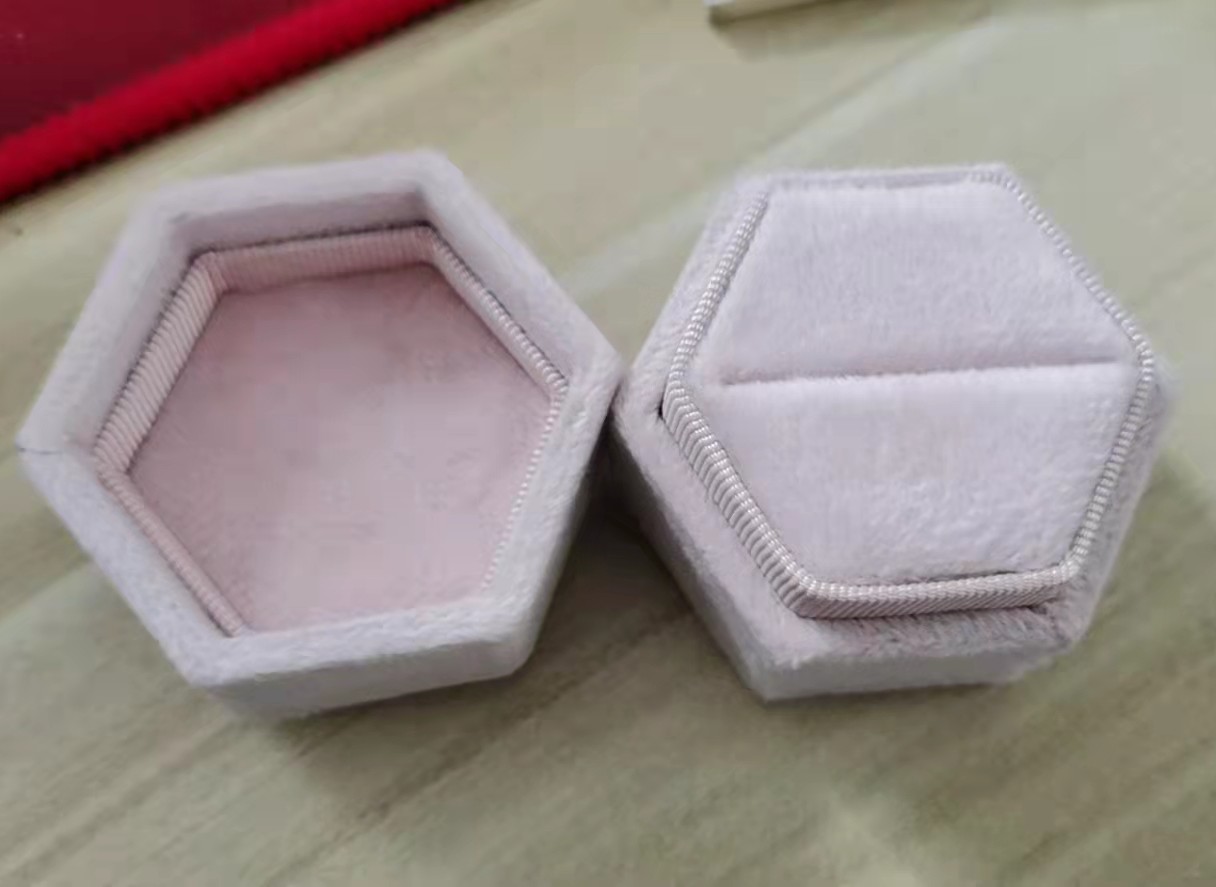 Pink ring box
