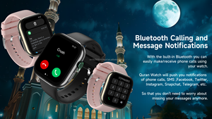 Taqwa quran Đồng hồ thông minh hồi giáo azan qibla xem la bàn qibla và báo động với hồi giáo quran - Product Image 4