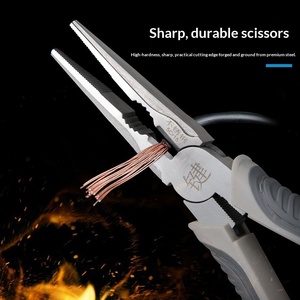 7 inch needle-nose pliers industrial grade multifunctional needle-nose pliers electrical special <b>tools</b> labor-saving stainless - Product Image 4
