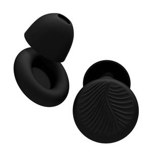 Tapones para los oídos de seguridad reductores de ruido de silicona suave insonorizados reutilizables para viajar, dormir, aviones - Product Image 4