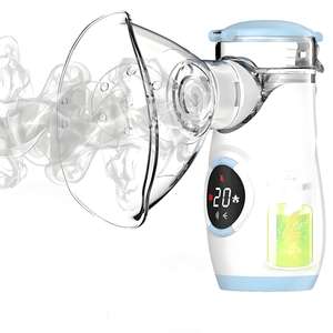 FITCONN Mseh Nebulizadores Digital Ultrasonic Medical Handheld Nebulizador Portátil Recarregável para Crianças e Adultos - Product Image 1
