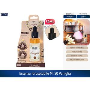 Essence hydrosoluble 50 ml pour diffuseurs d'arômes, parfum vanille - Product Image 1