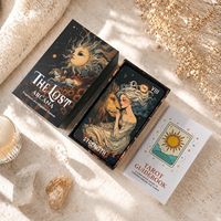 Cartes de tarot personnalisées en gros, jeu de 78 cartes avec guide, impression couleur 400G, coffret, OEM ODM