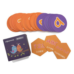 Cartes <span class=keywords><strong>de</strong></span> <span class=keywords><strong>jeu</strong></span> personnalisées en gros, cartes flash écologiques en papier, cartes flash 123 et ABC pour enfants <span class=keywords><strong>de</strong></span> <span class=keywords><strong>maternelle</strong></span> - Product Image 2
