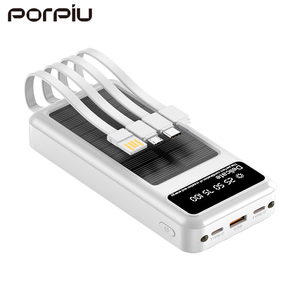 Công suất cao 20000mAh ngoài trời năng lượng mặt trời ngân hàng điện tự vành đai dòng sạc pd22.5w sạc nhanh công suất lớn cho Apple - Product Image 1