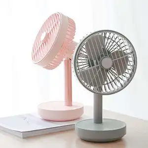 PSE KC Certified desk stand rechargeable fan portable usb nice gift rotating fan Desktop Standing fan