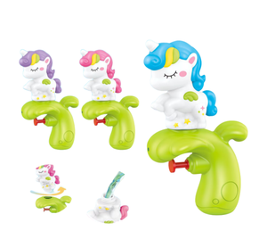 Little Horse Pistola de agua Bubble Stick CANDY TOYS Niños Dulces De Juguete - Product Image 5
