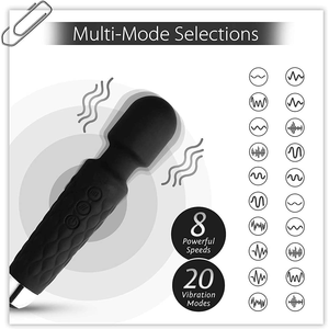 Masajeador Vibrador Recargable Portátil de Mano, Potente Masajeador Personal de Silicona para Punto G, Juguetes Sexuales para Mujeres y Parejas - Product Image 2