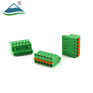 Conector de Bloque Enchufable, Bloque de Terminales Enchufable, Conectores Eléctricos de Resorte para PCB, Paso de 5.0 mm - Product Image 2