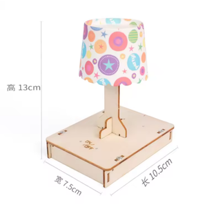 Lámpara de escritorio táctil creativa, tecnología DIY, materiales pequeños hechos a mano, ciencia para estudiantes, pequeño experimento, invención, trabajo hecho a mano - Product Image 2